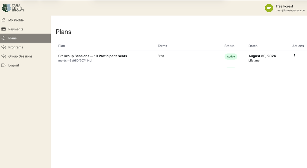 Group Sessions: Add client or team member seats Group Sessions: Add client or team member seats
