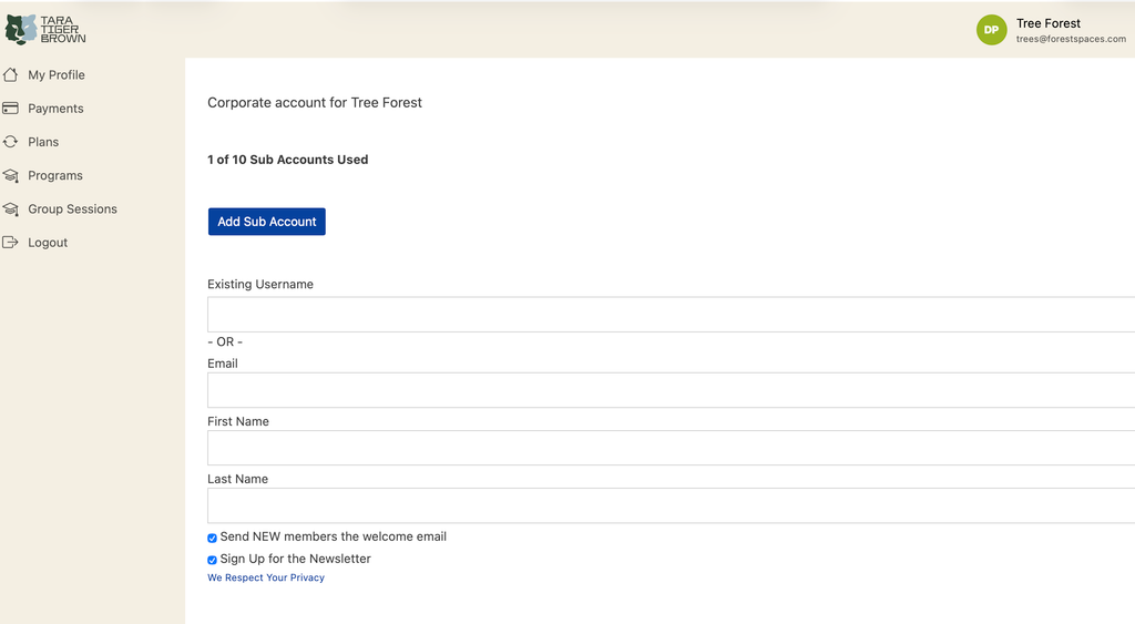 Group Sessions: Add client or team member seats Group Sessions: Add client or team member seats